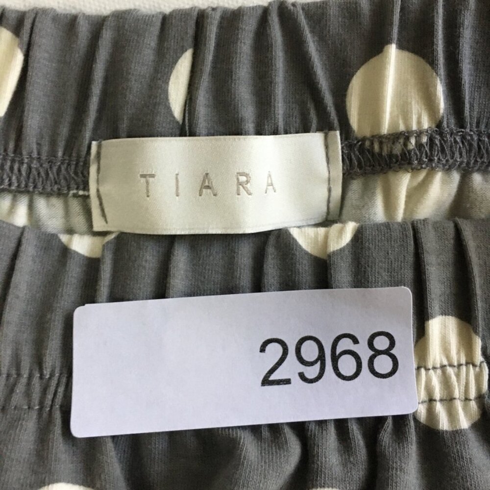 Tiara Boho Pull on Skirt Womens Small Elastic Waist Midi Slit Back 30" Length - Picture 9 of 9